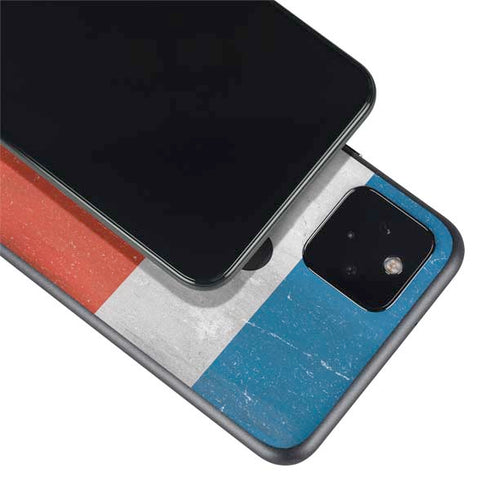 Costa Rican Flag Distressed Google Pixel 5a Skin